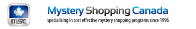 Mystery Shopping Canada